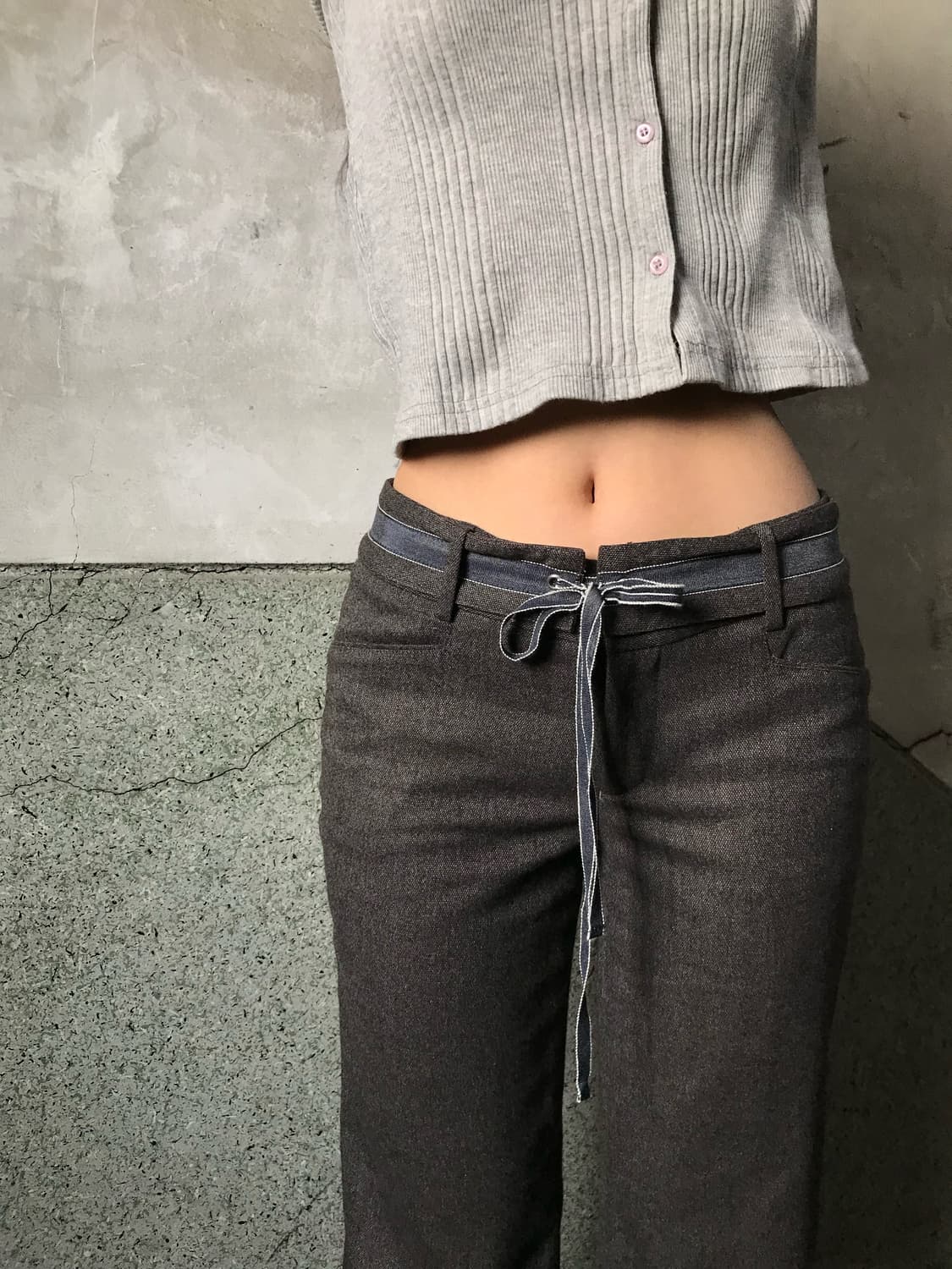 블루리본 로우라이즈 팬츠 상품이미지2