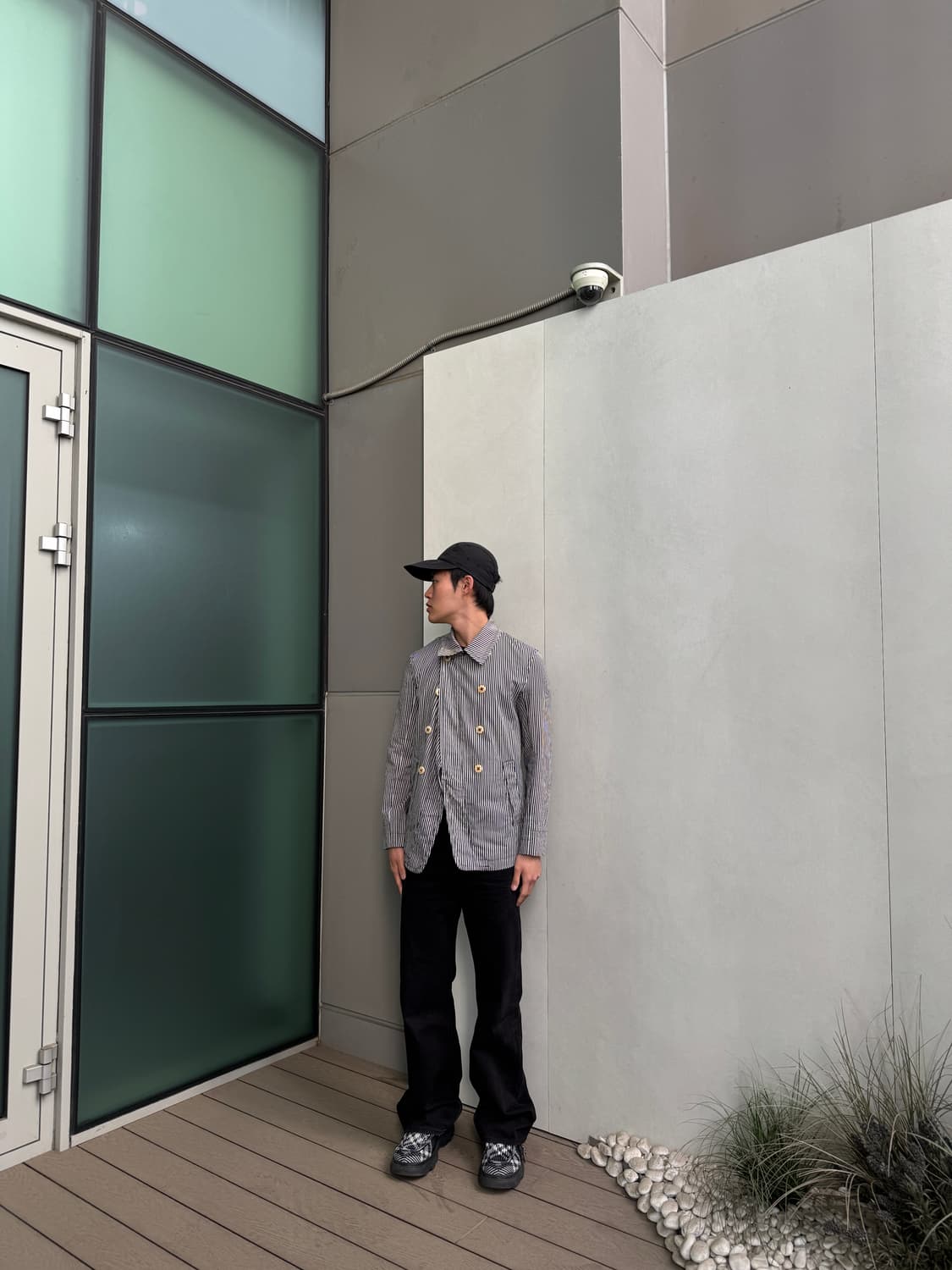 앤드뮐미스터 사선 스트라이프 코튼 자켓 XS 상품이미지6