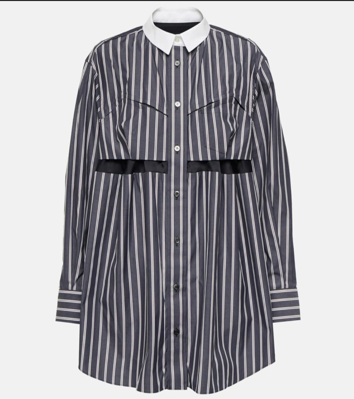 사카이 스트라이프 디테일 셔츠 상품이미지7