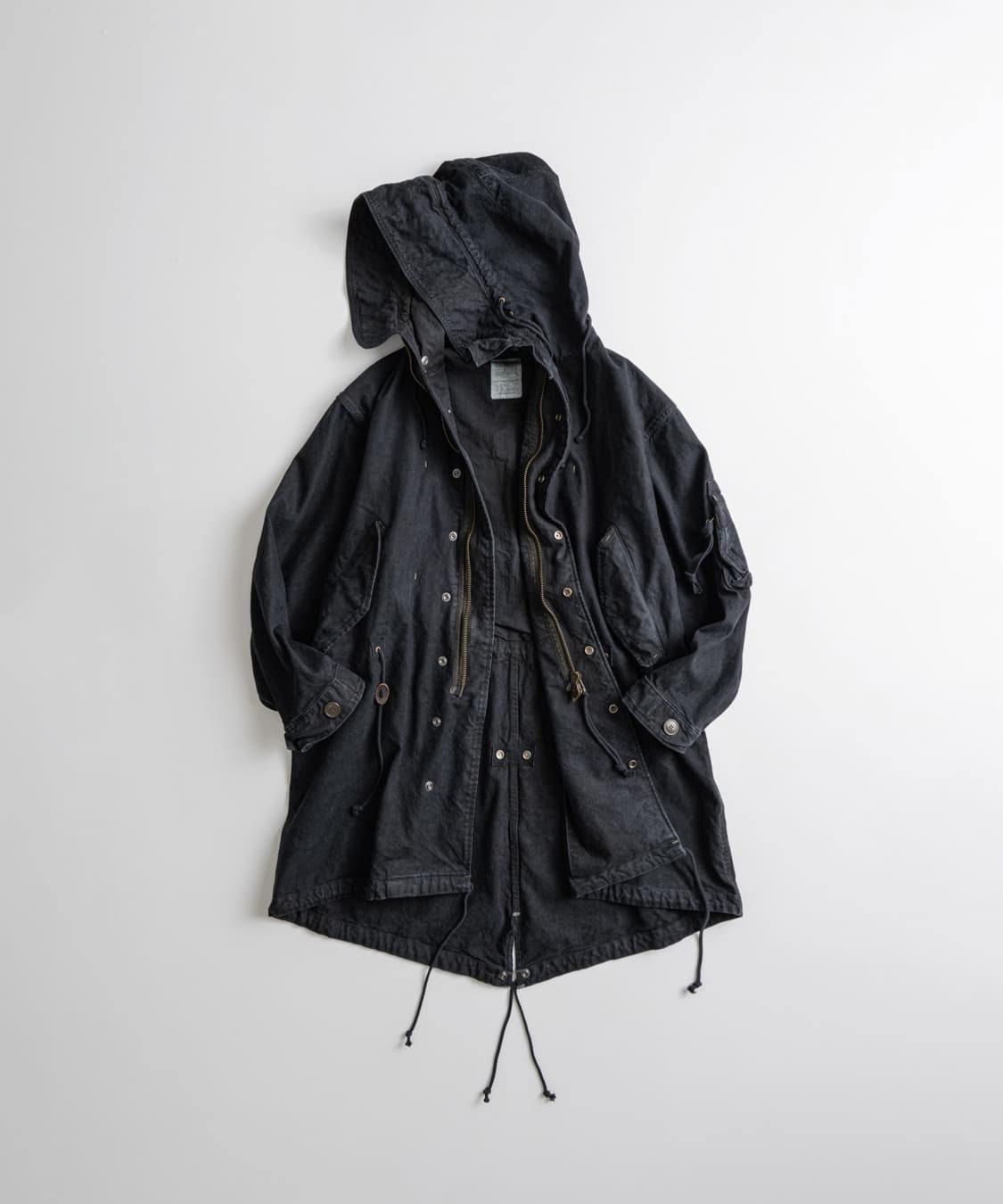 비헤비어 / 다이드 캔버스 m48 밀파카 블랙 / 2 상품이미지3