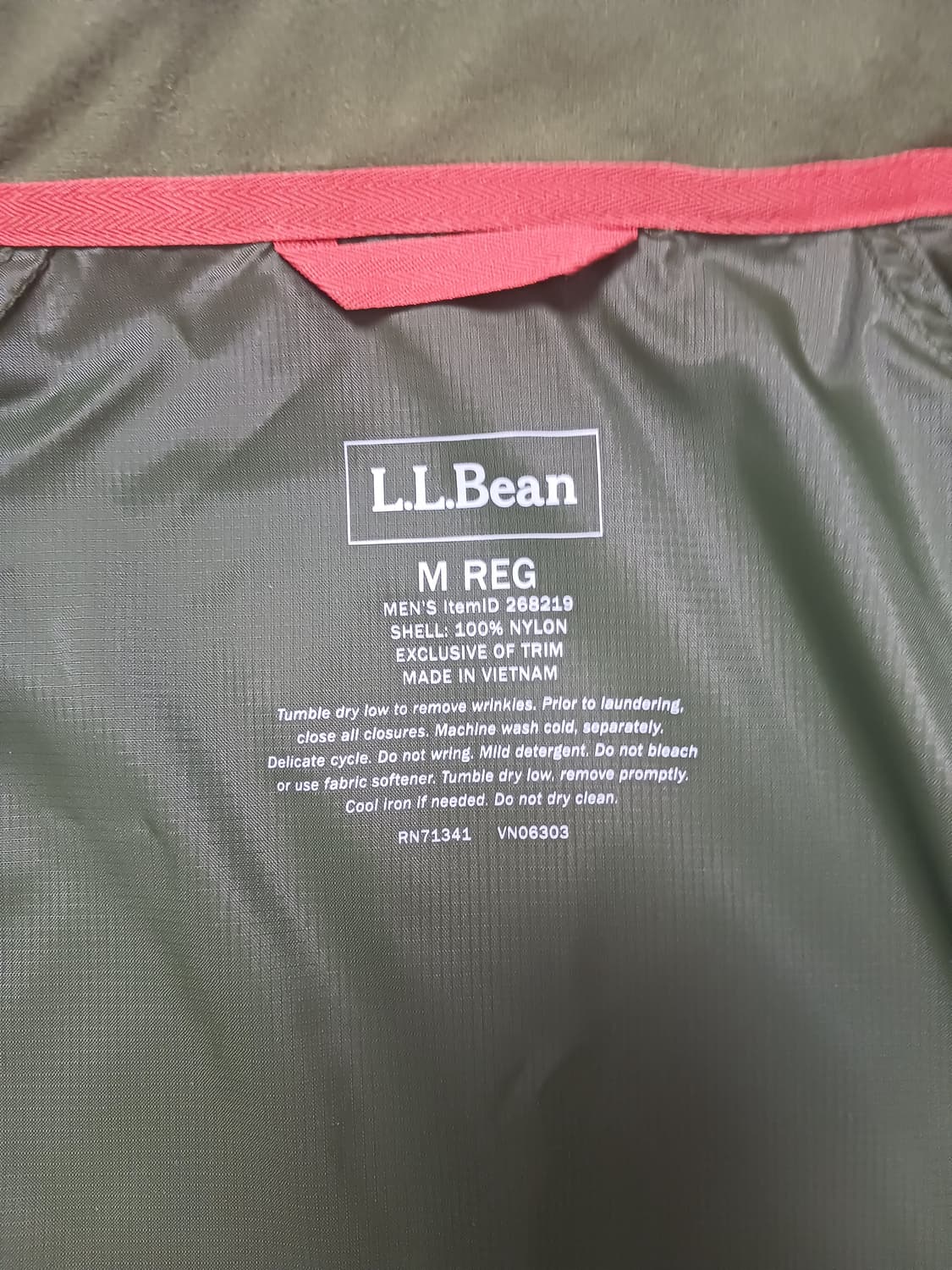 [M] 엘엘빈 패커블 나일론 바람막이 자켓 히든후드 상품이미지6