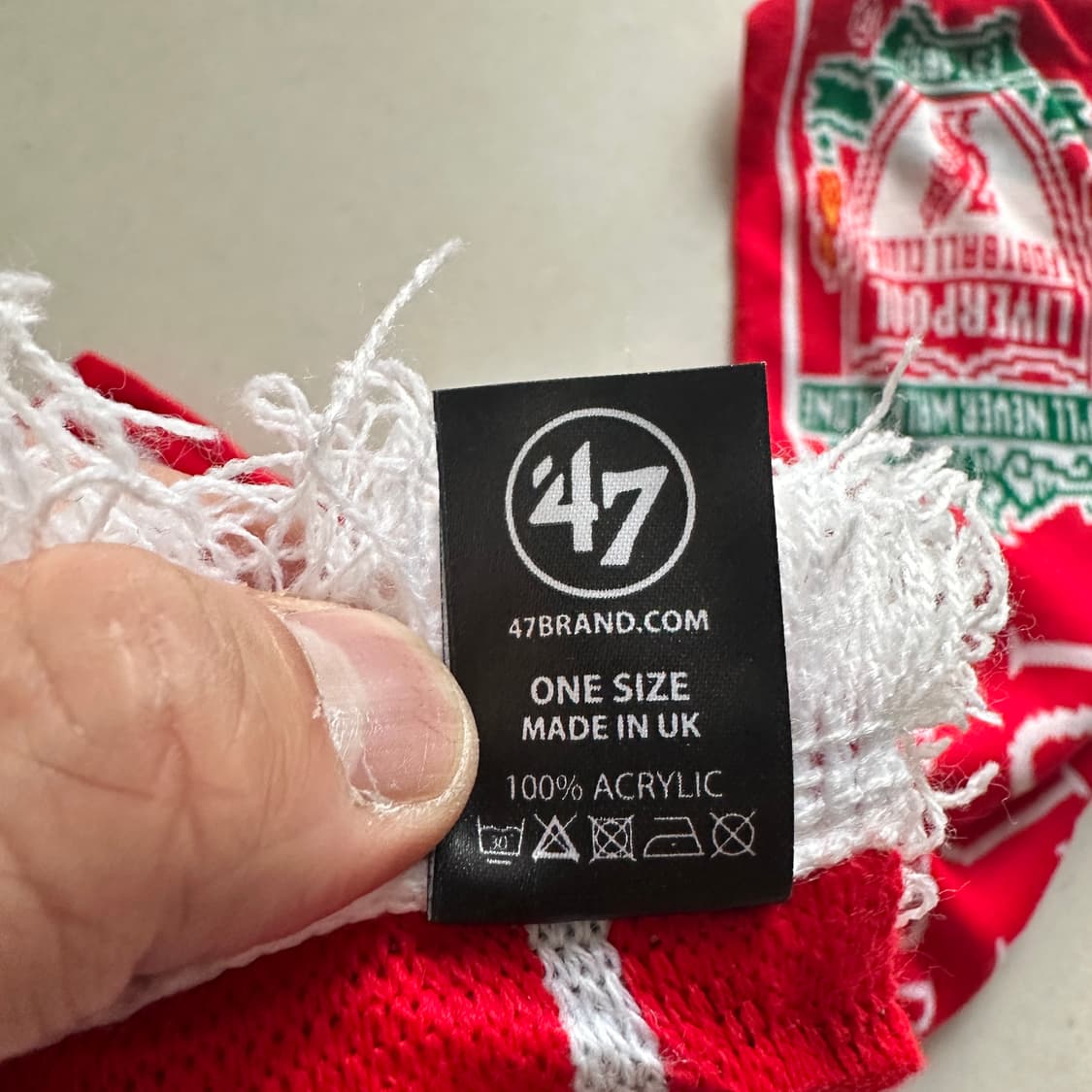 정품 리버풀 FC YNWA 머플러 스카프 (MADE IN UK)  상품이미지5