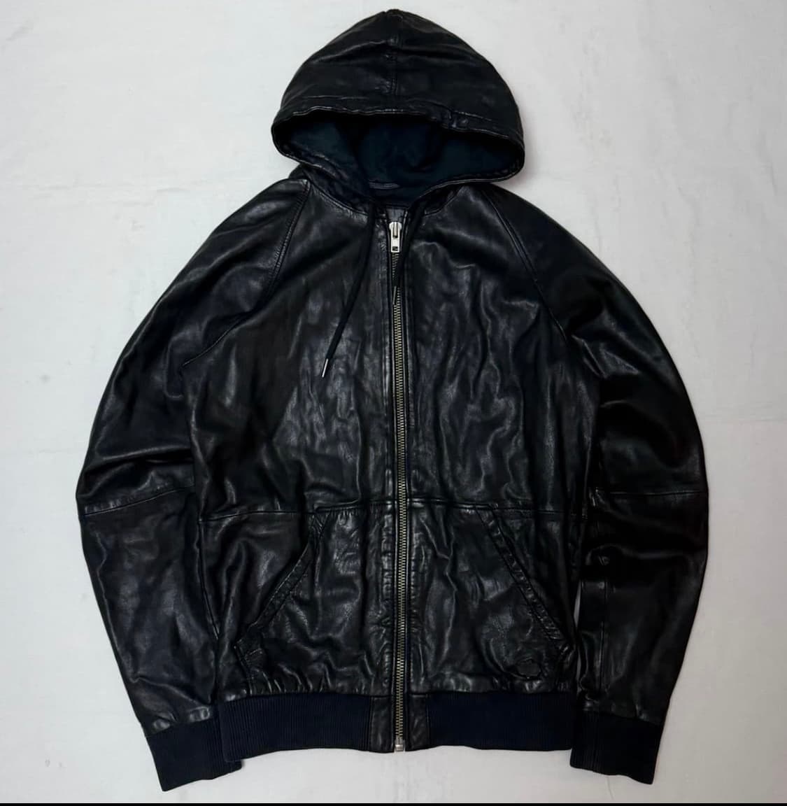 디젤 램스킨 후드집업 자켓 상품이미지1