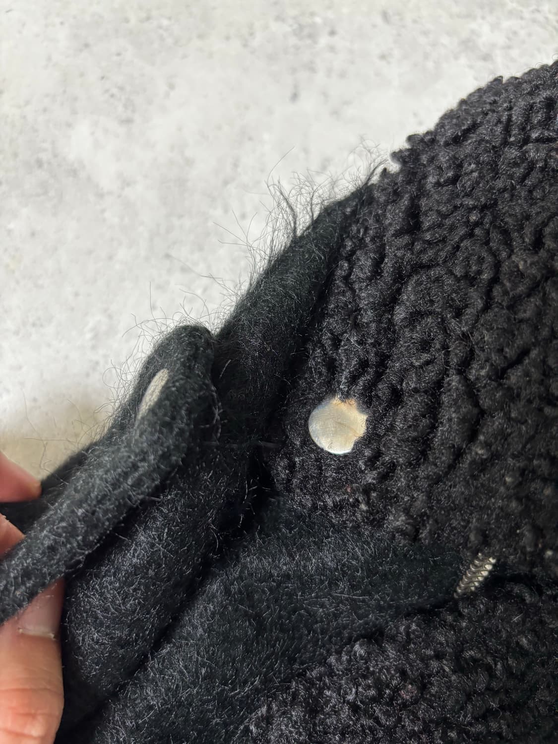 쥬에티 무스탕 스타일 울 혼방 자켓 상품이미지6