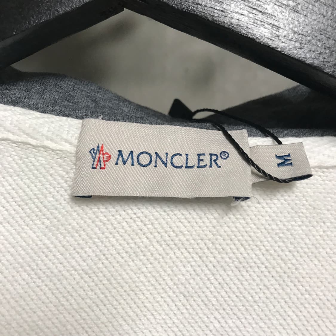 몽클레어 후드 집업 화이트 M 상품이미지5