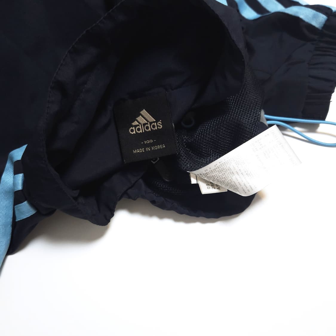 아디다스 올드스쿨 3S 트랙탑 바람막이 자켓 네이비 상품이미지5