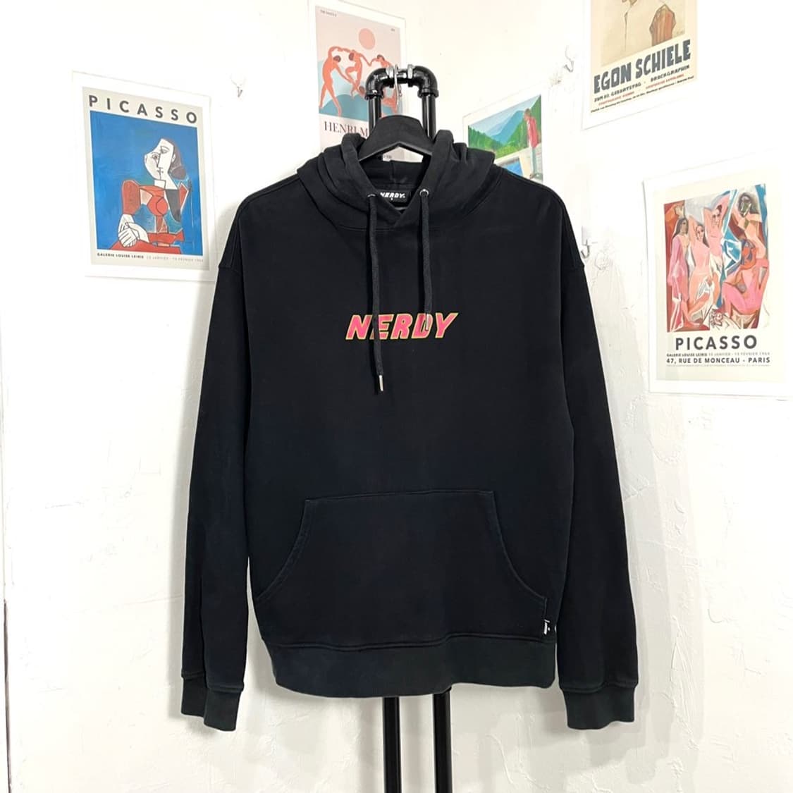 널디 센터로고 후드티 상품이미지1