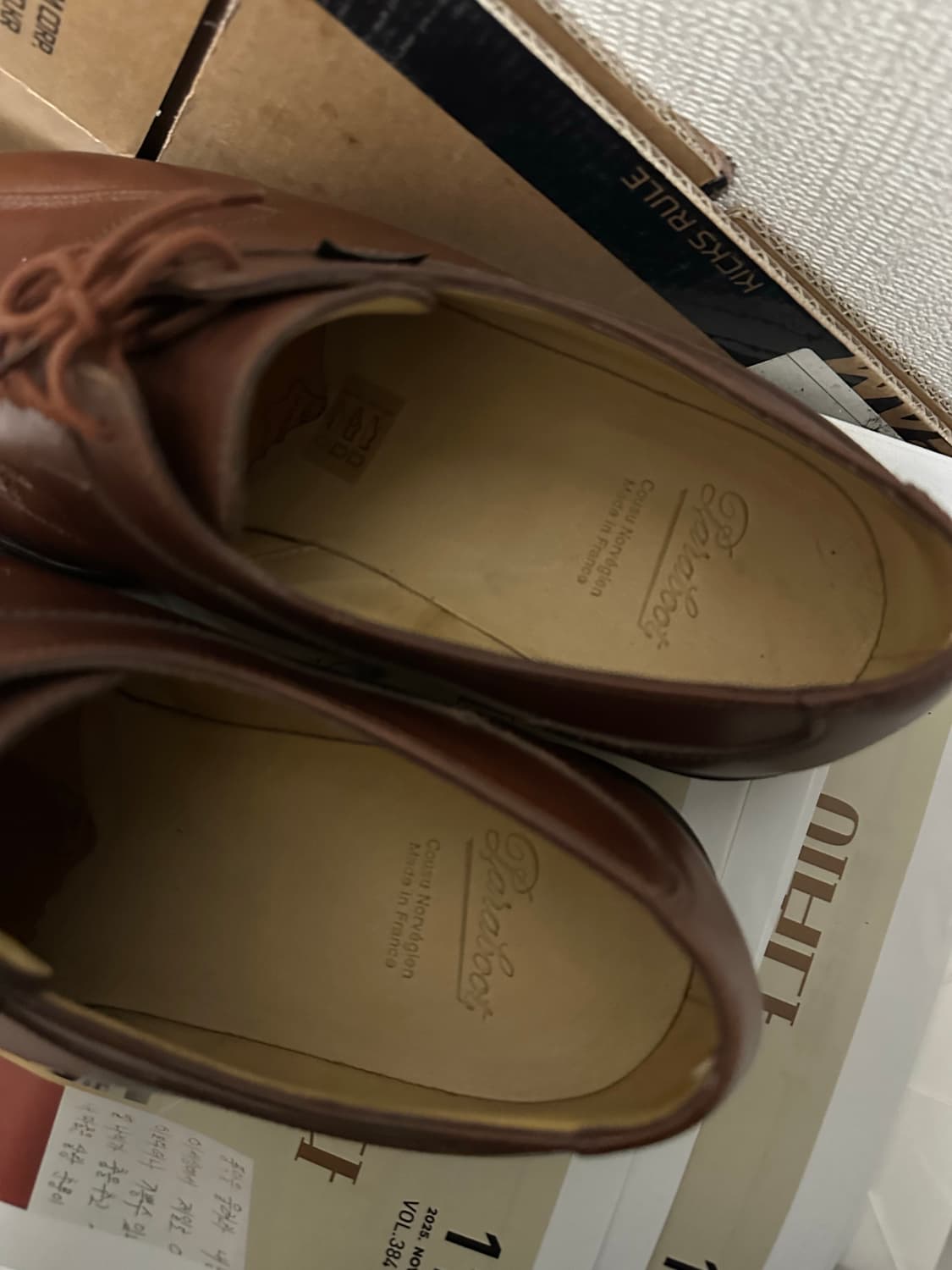 10사이즈) 파라부트 아비뇽 마룬 팝니다 상품이미지5