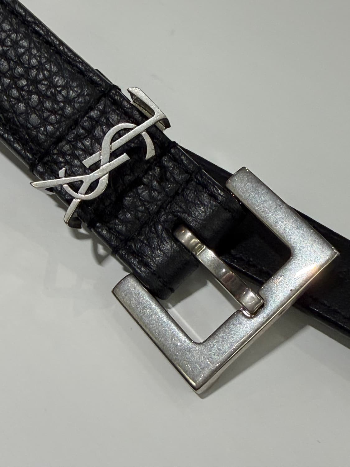90) 생로랑 모노그램 로고 벨트 2cm 상품이미지1