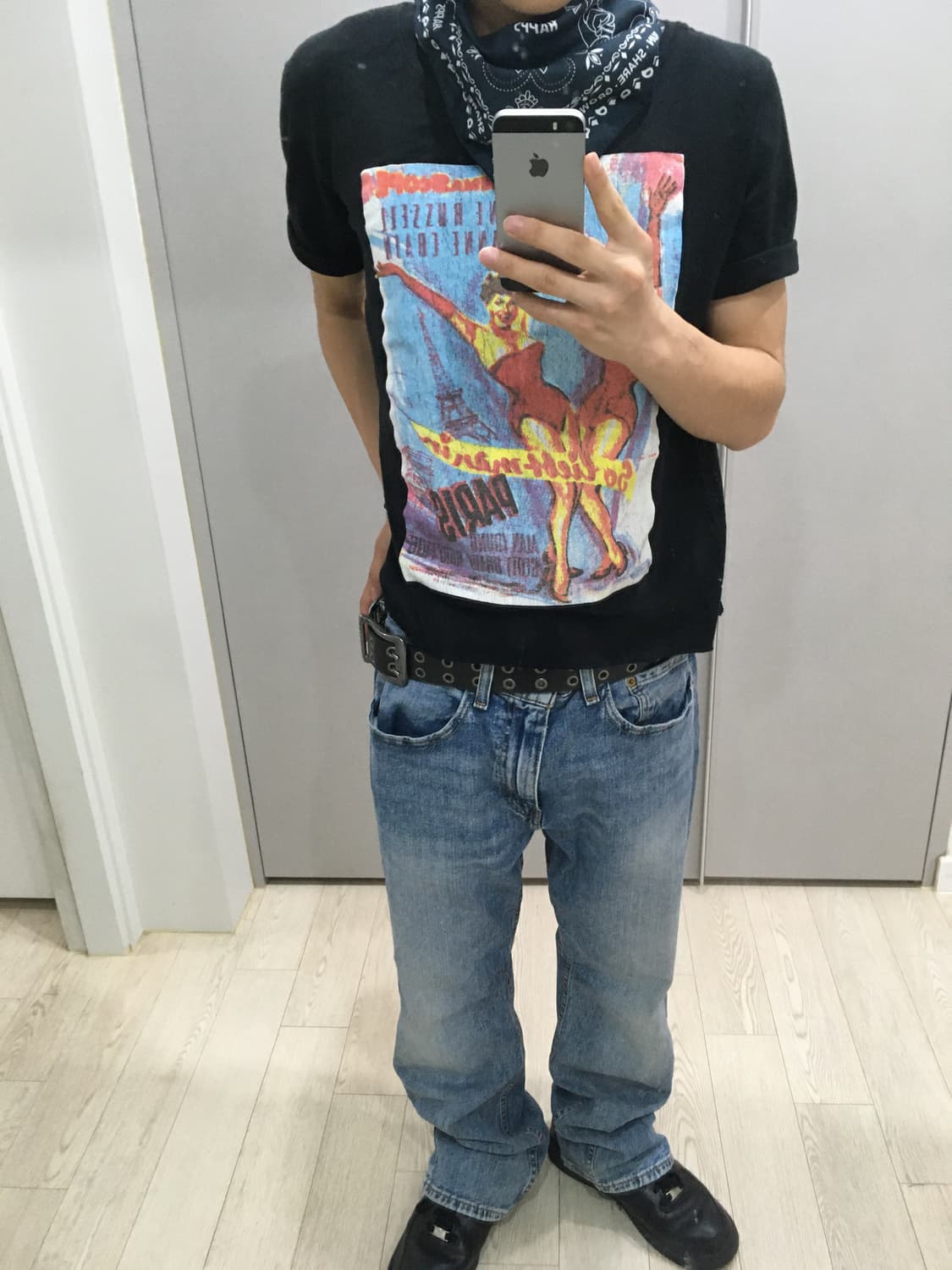 Vintage Cut-Off Printed T-Shirt 상품이미지3