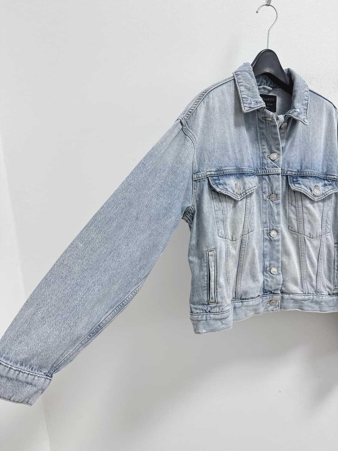 올세인츠 연청 데님 자켓 상품이미지5