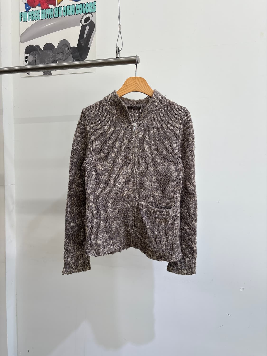 GARMENT GUARANTEED 니트집업 상품이미지1
