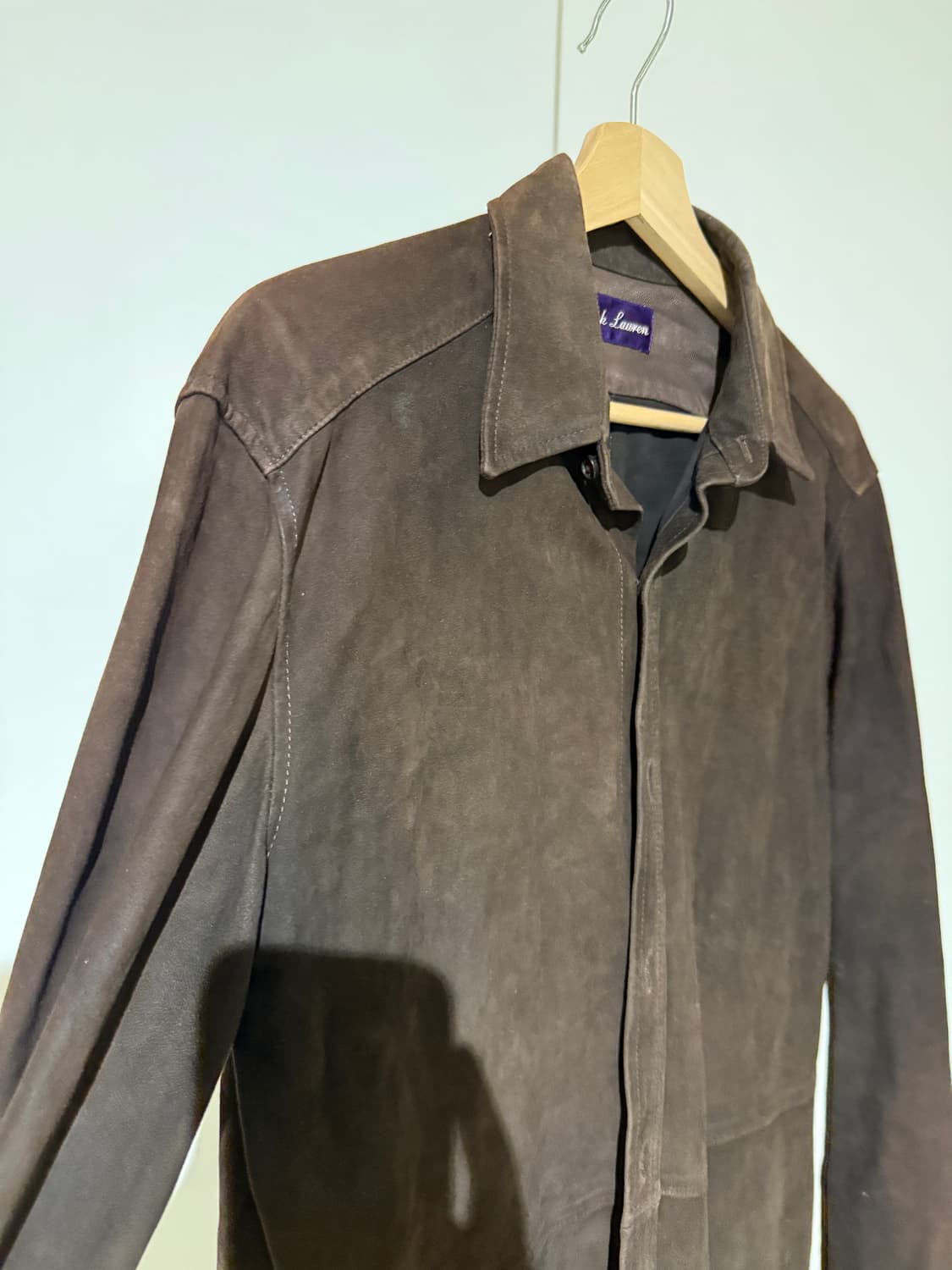 랄프로렌 퍼플라벨 스웨이드 셔츠 상품이미지3