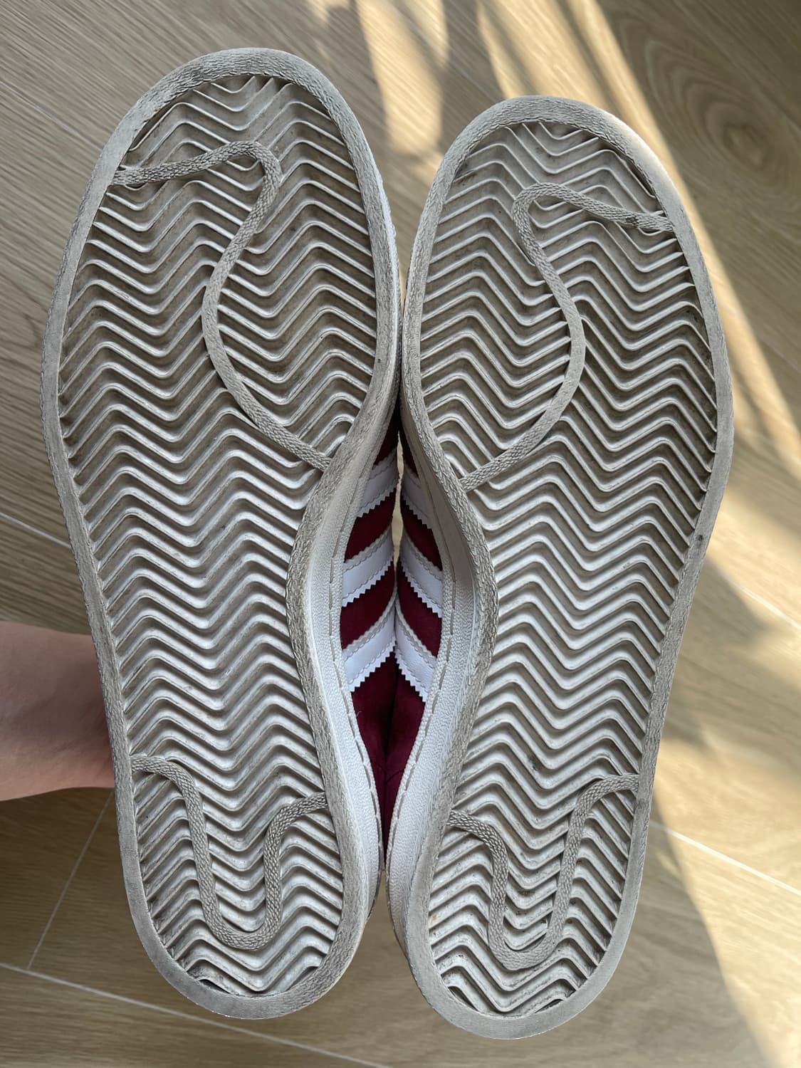 아디다스 캠퍼스 버건디 255 상품이미지7