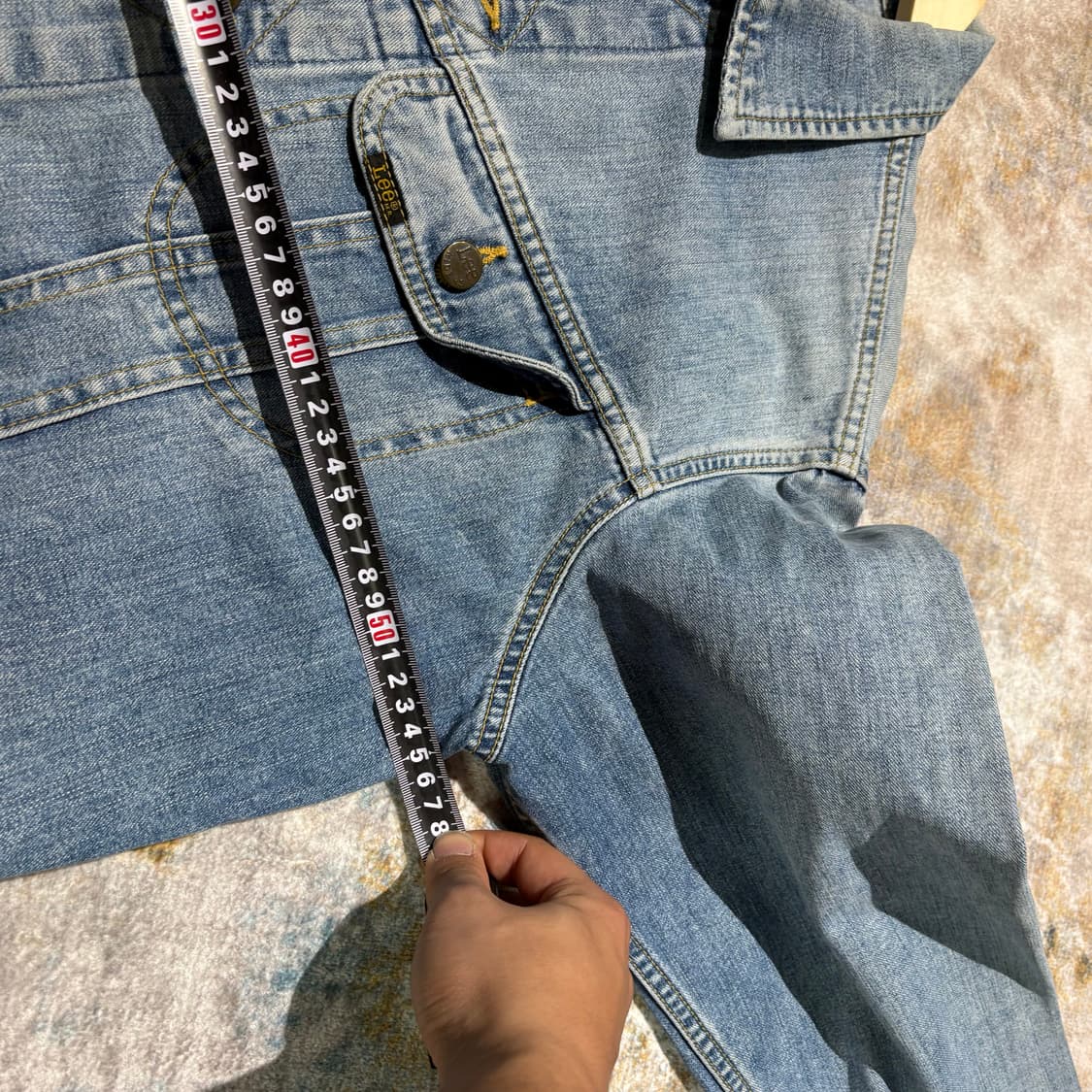 Lee 리 빈티지 데님 청 트러커 자켓 상품이미지7