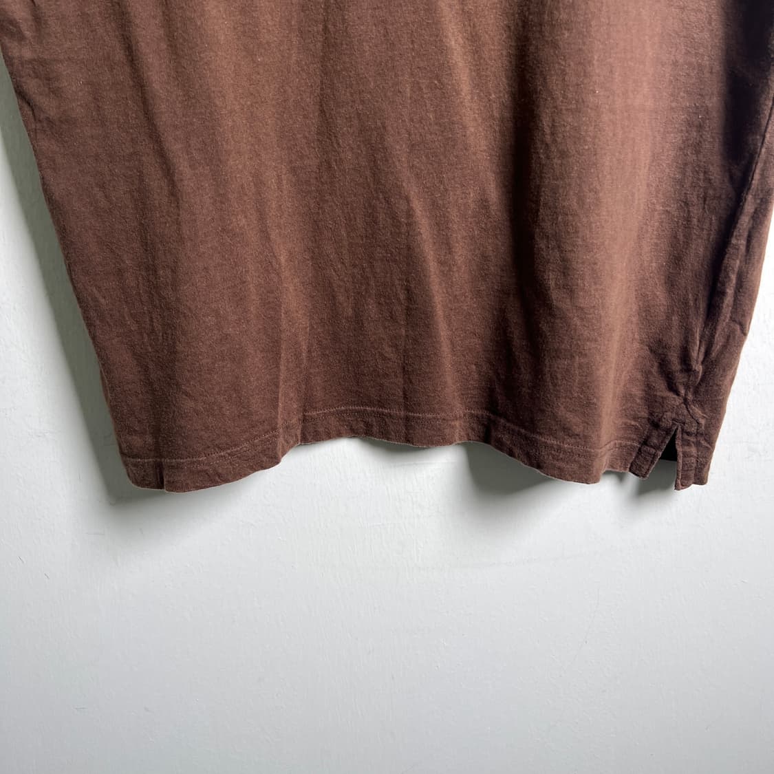 vtg 빈티지 스컬 펑크 브라운 반팔 폴로 셔츠 L 상품이미지6