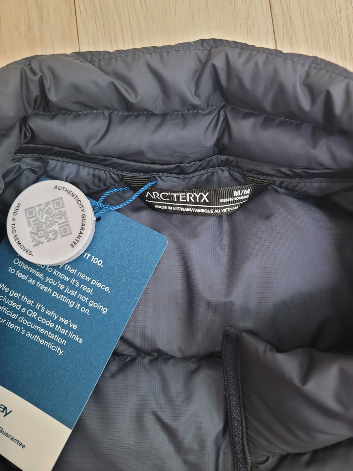 [M 새상품] 아크테릭스 세륨 논후디 블랙사파이어 M사이즈 #토륨 상품이미지4