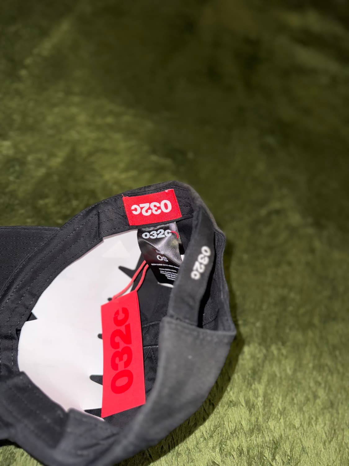 [OS] 032C 서울 익스클루시브 워시드 캡 블랙 상품이미지6