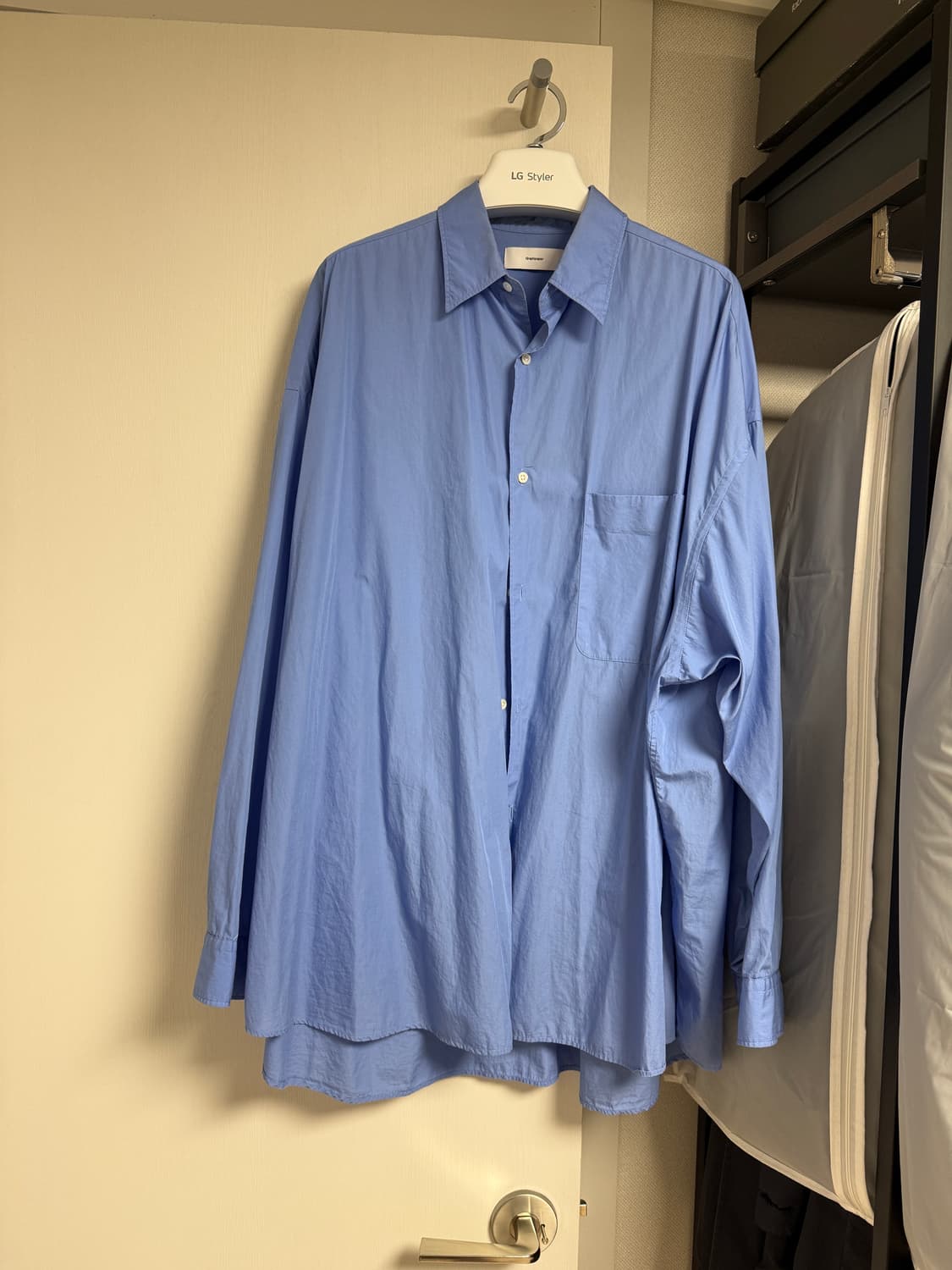 그라프페이퍼 브로드 셔츠 상품이미지1