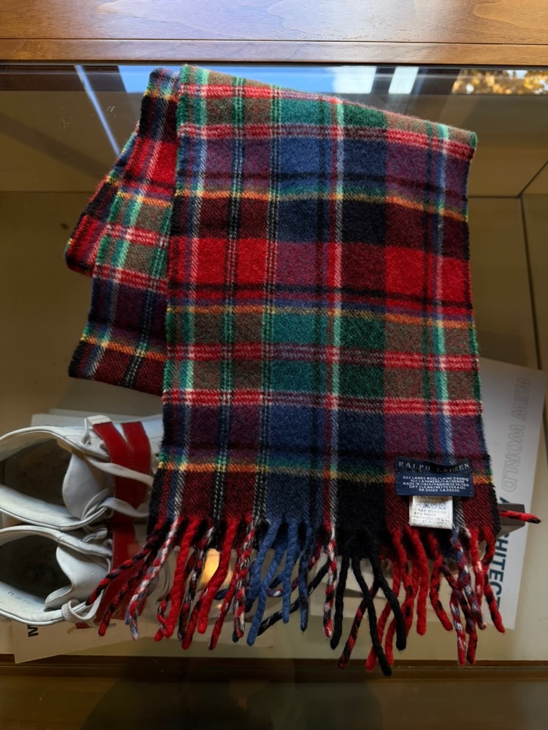 랄프로렌 램스울/캐시미어 머플러 상품이미지8