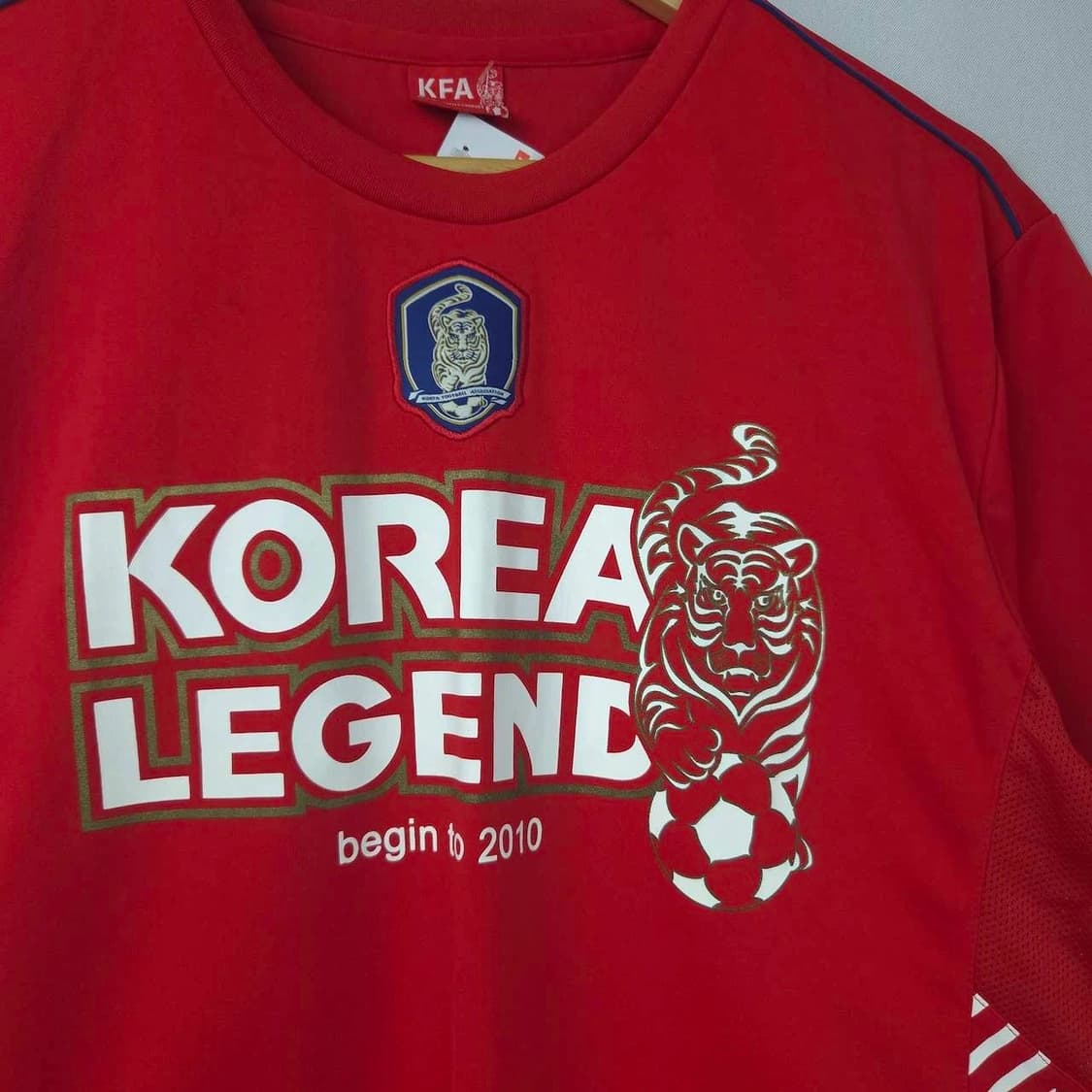 남L KFA 대한축구협회 코리아레전드 축구 반팔 티셔츠 상품이미지2
