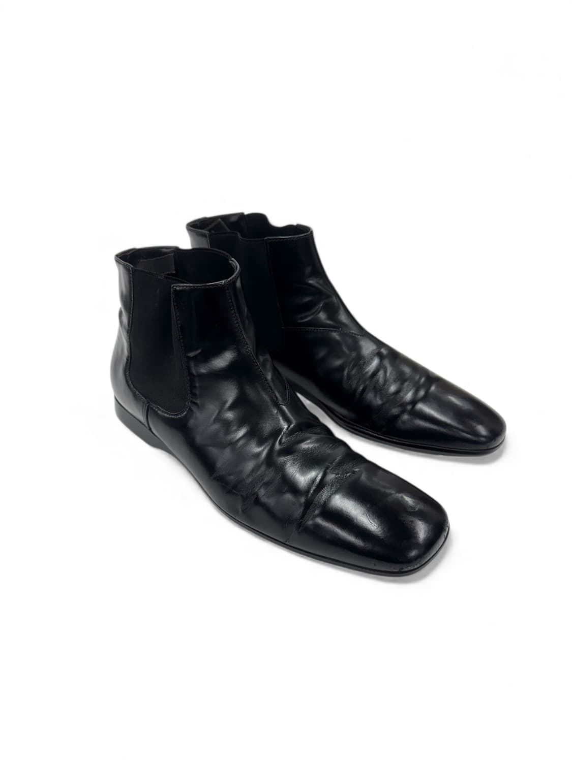 90s Prada Square Toe Boots 상품이미지4