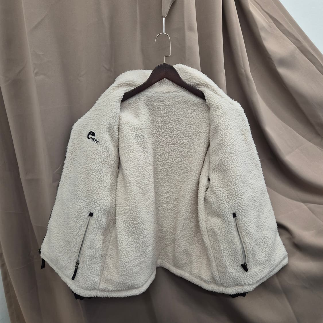 네파 리버서블 플리스 구스 다운 자켓 XL 상품이미지2