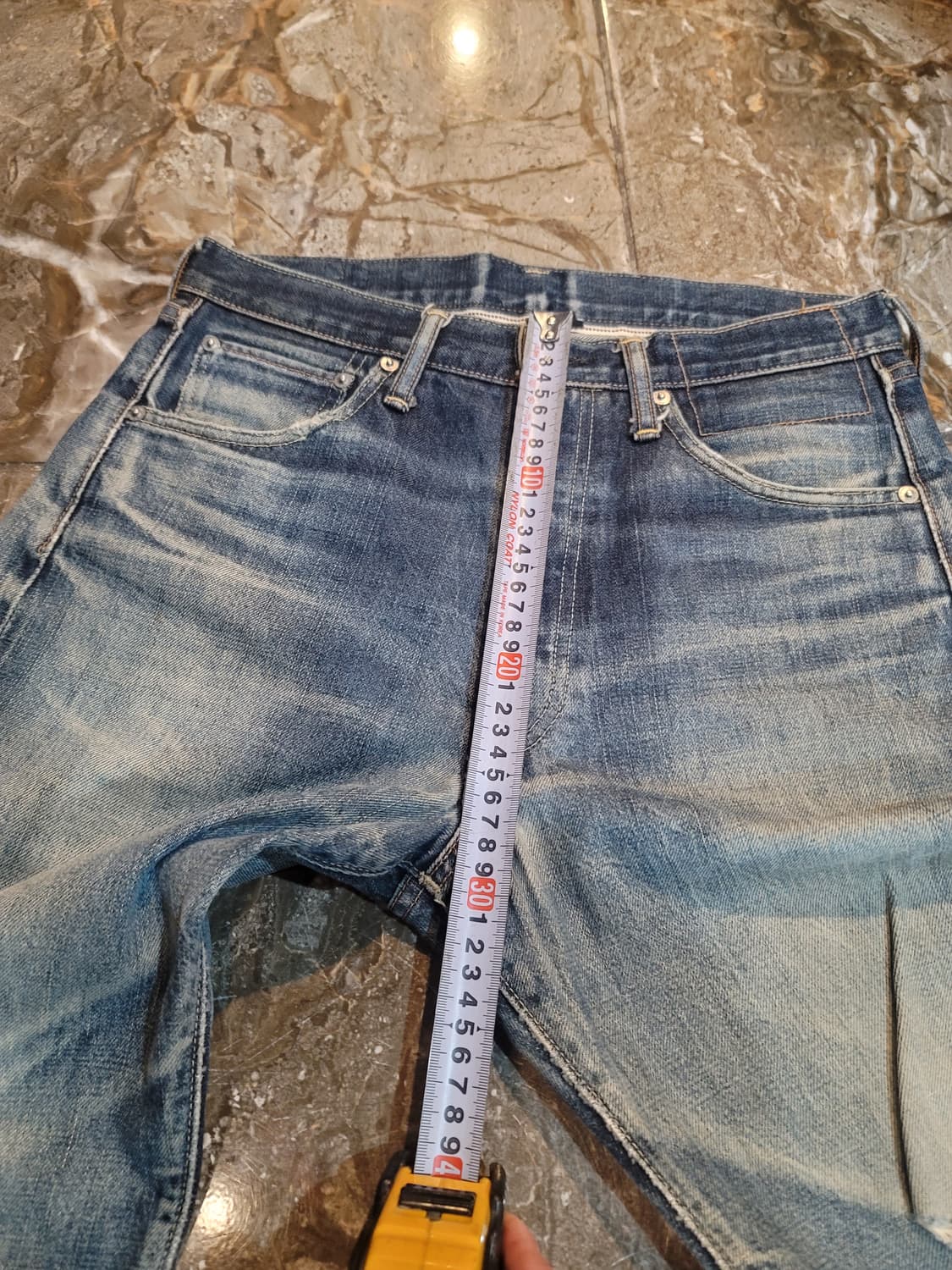 Visvim 비즈빔 데미지 하드워시 데님팬츠  상품이미지8