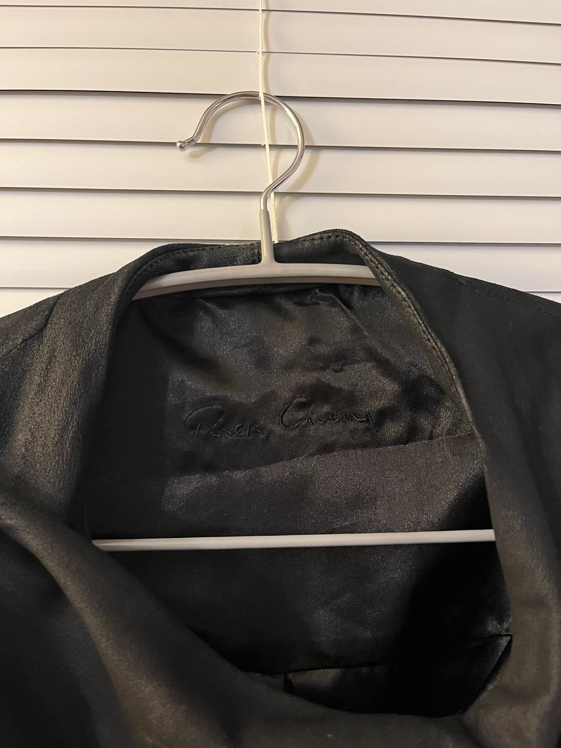 Rick Owen’s Wrap Leather Jacket 상품이미지4