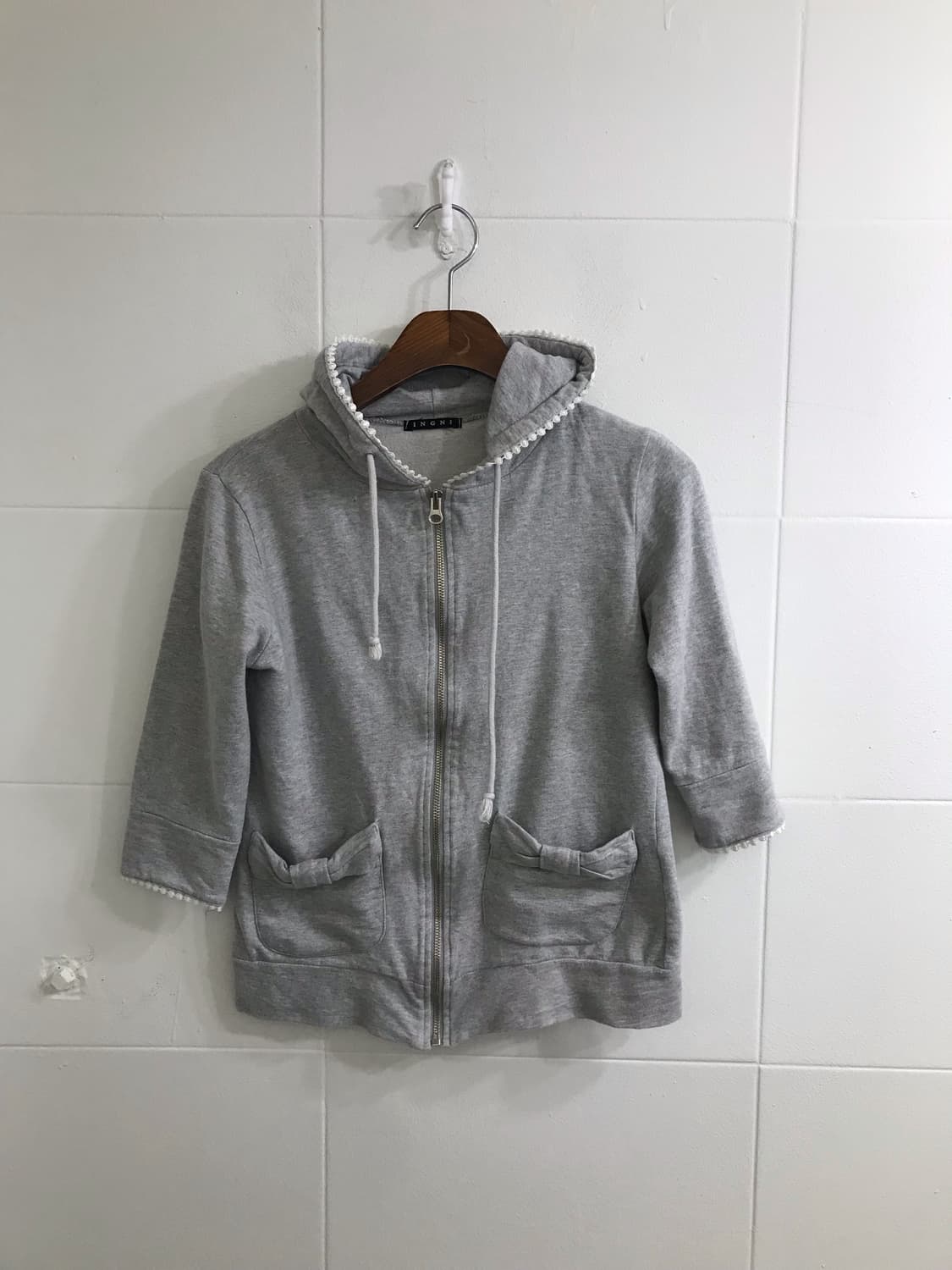 네이비 너드 모리걸 하구미 야상 코디세트 상품이미지5