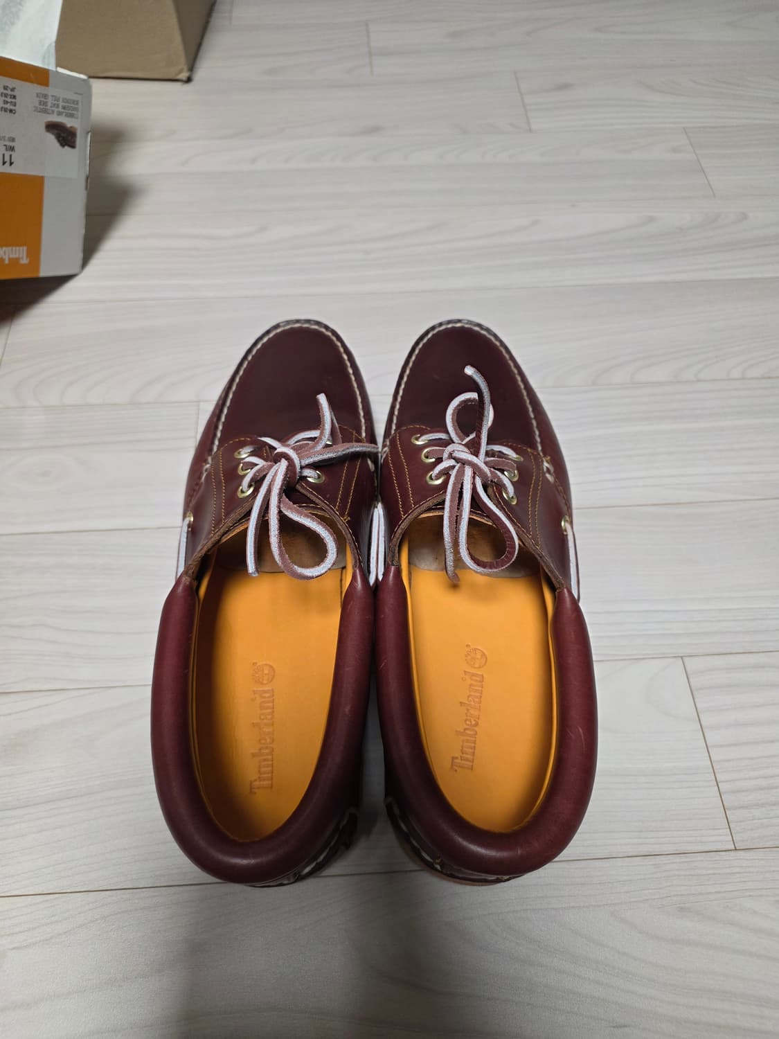 팀버랜드 3아이 보트슈즈 버건디 290 상품이미지2