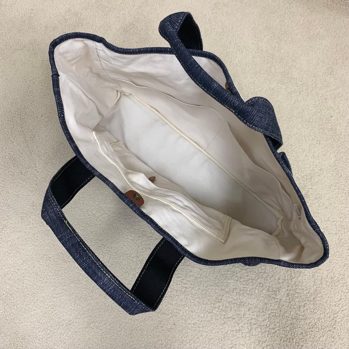 디크래프트 토트백 데님토트백 남자가방 여자가방 아밤백 상품이미지6