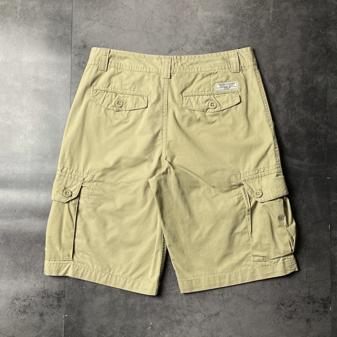 RALPH LAUREN 랄프로렌 빈티지 베이지 카고 하프팬츠 A00993 상품이미지5