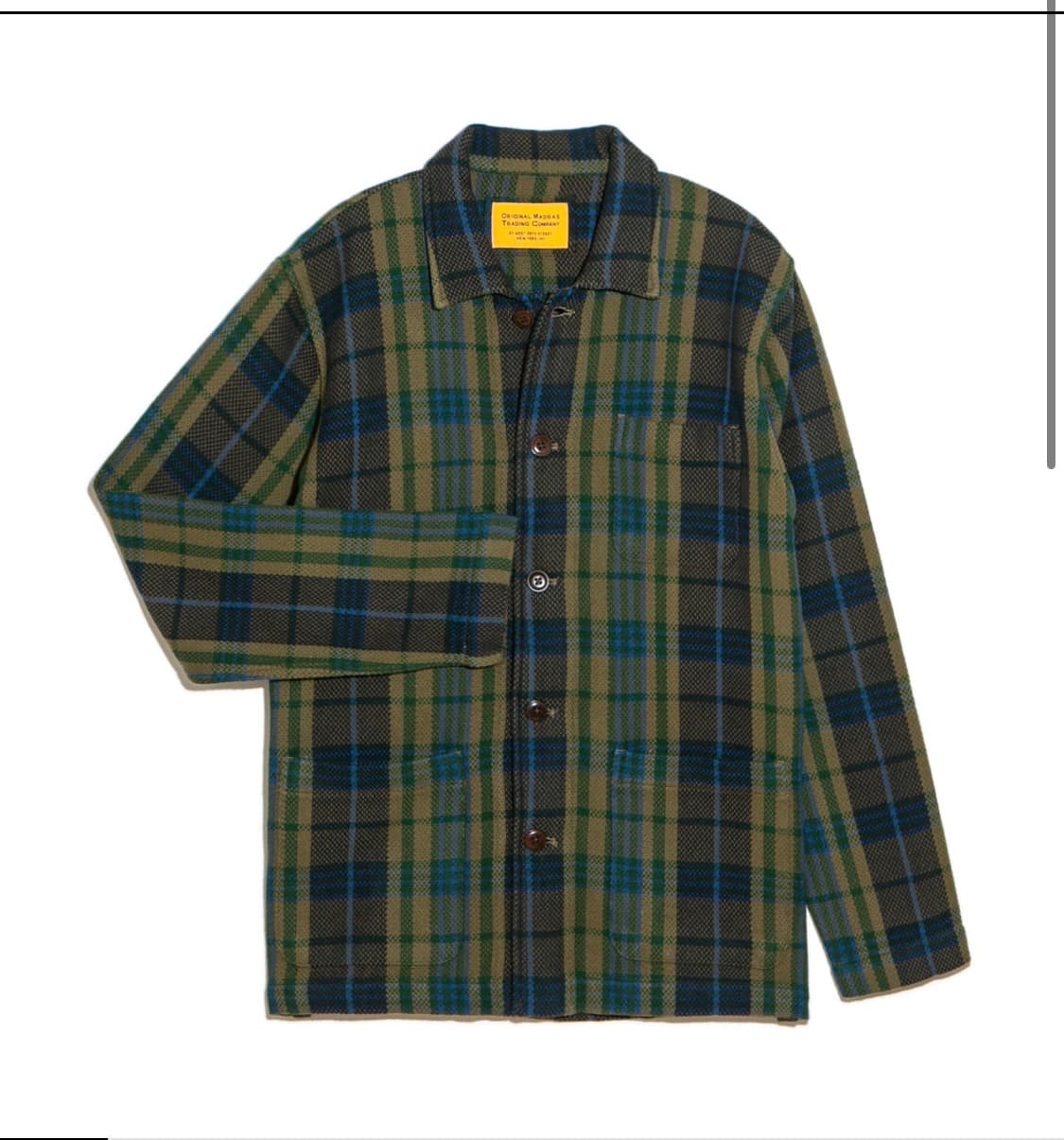 오리지널 마드라스 체크패턴 저켓 팝니다 상품이미지4