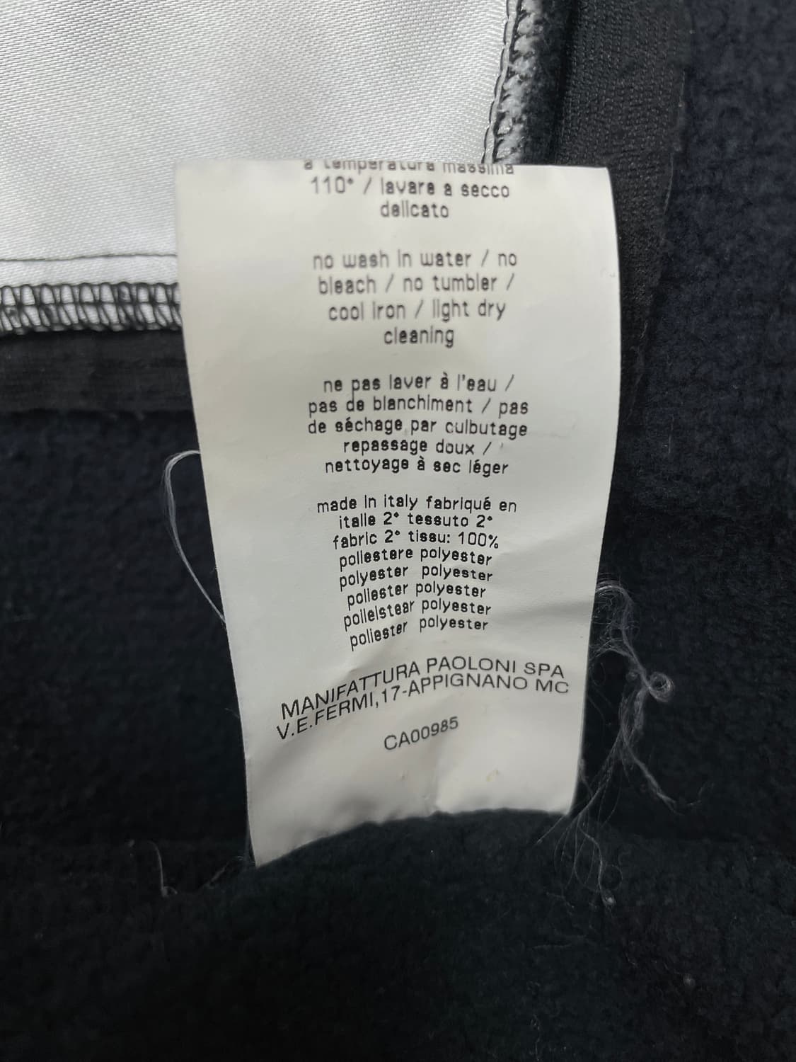 MSGM 페이스 그래픽 프린팅 블랙 맨투맨 상품이미지4