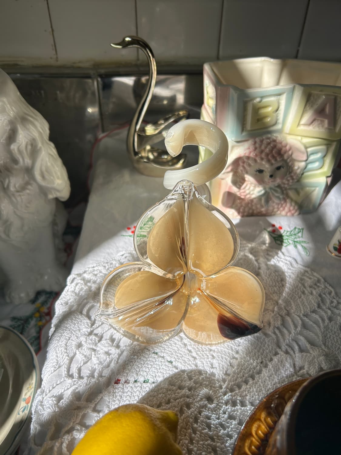 무라노글라스 릴리 오브제 상품이미지6