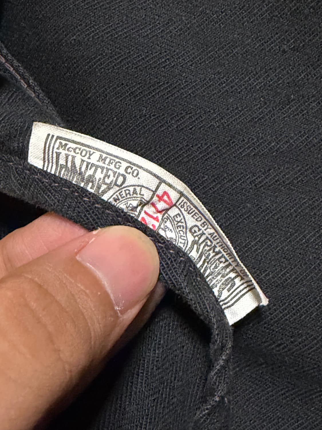 조 맥코이 8HU 시가렛 포켓 워크 셔츠 상품이미지6