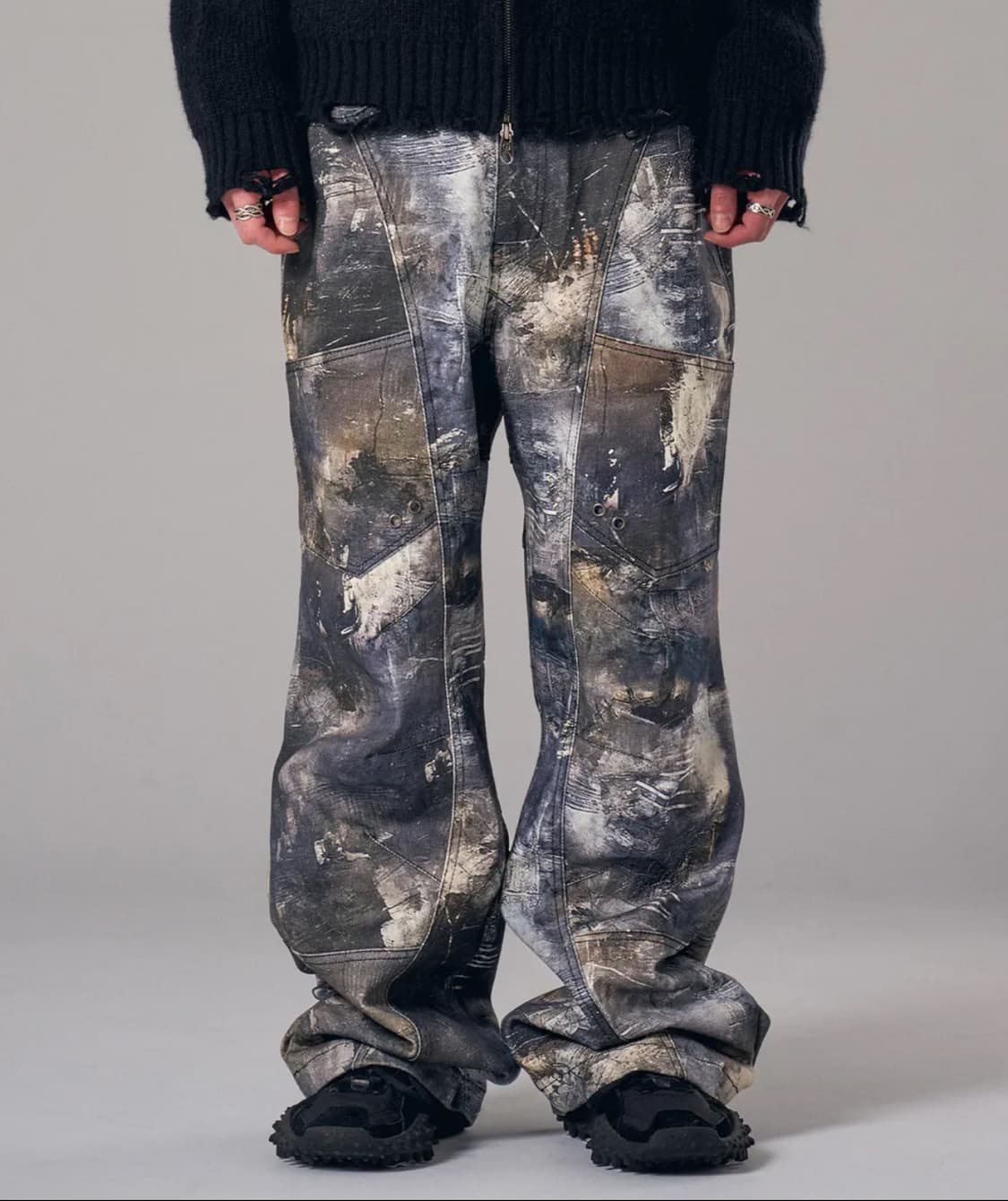 아이돈워너셀 IDWS 카모 프린팅 카고 팬츠 바지 2 상품이미지1