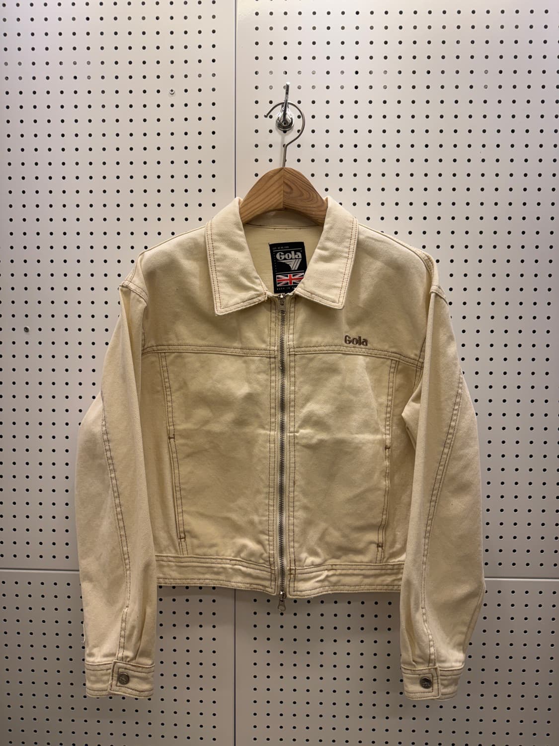 골라 로고 코튼 집업 자켓 U483 상품이미지2