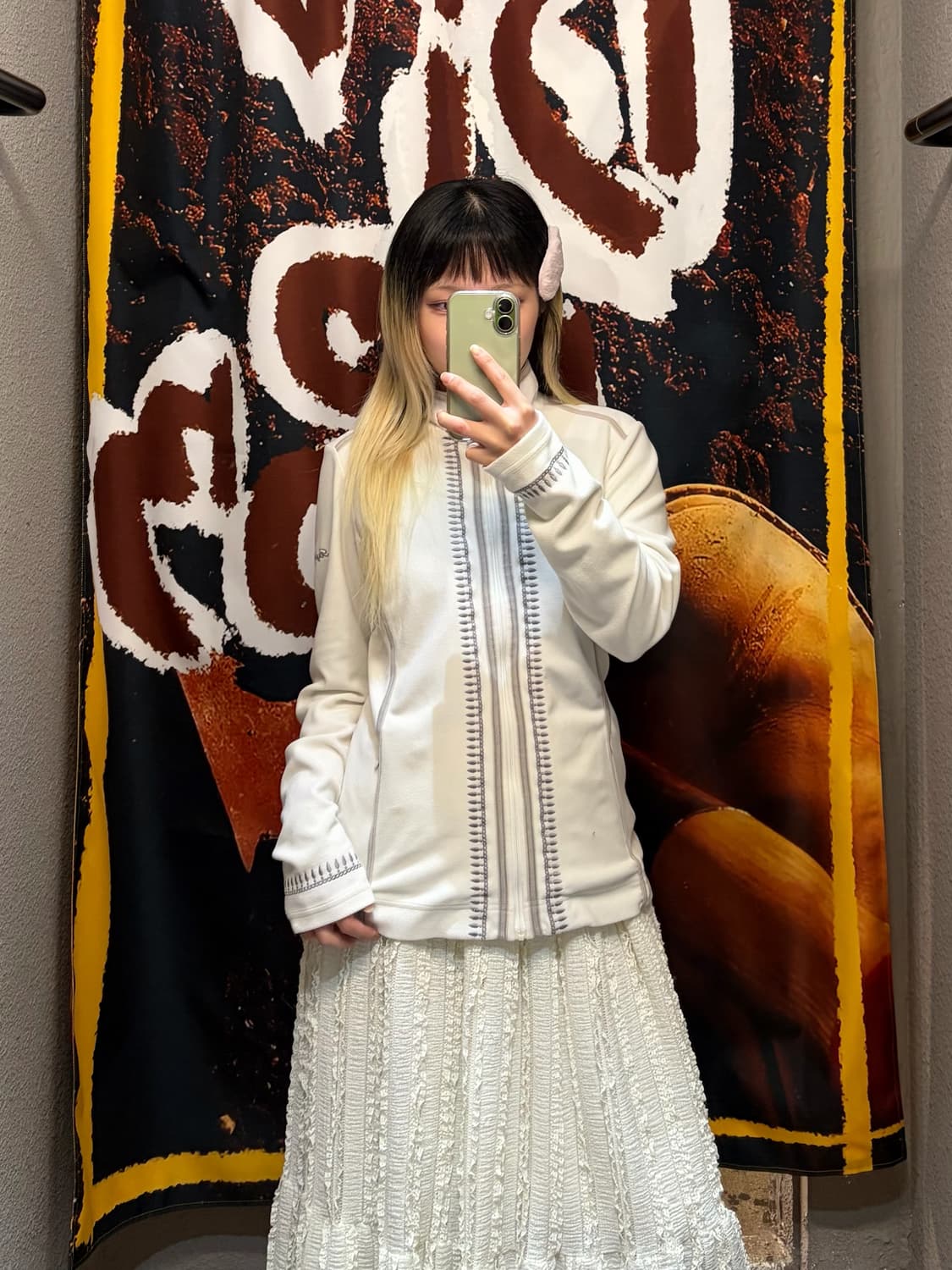 빈티지 디테일 플리스 집업 상품이미지1