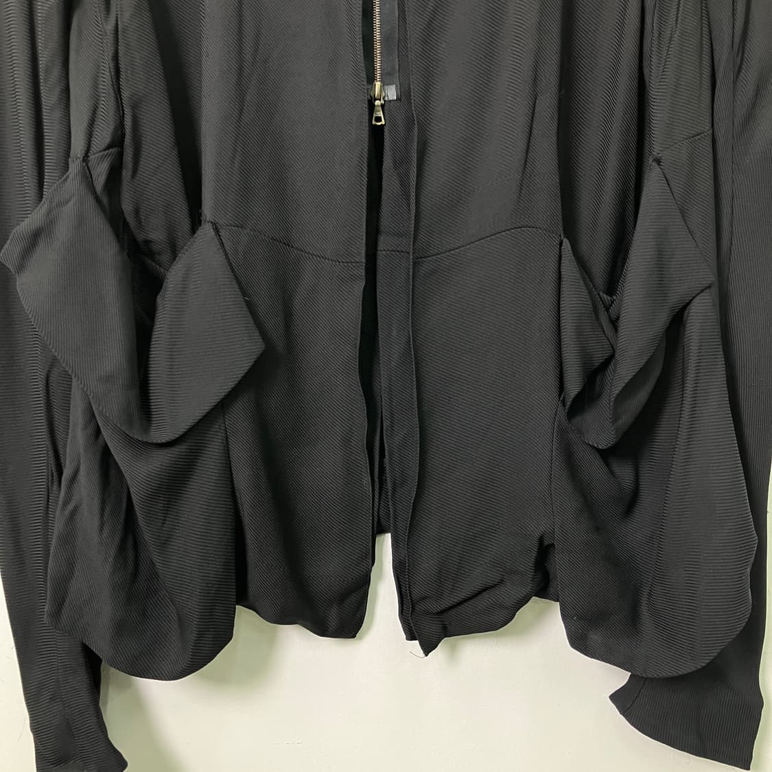 마르니 블랙 노카라 포켓 집업 자켓 38 상품이미지5