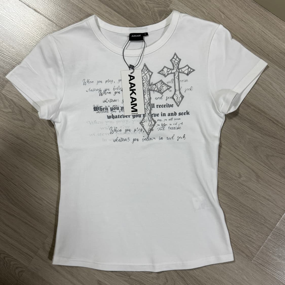 [새상품] 아캄 Laced CROS2 Patch HalfTop반팔티셔츠 상품이미지3