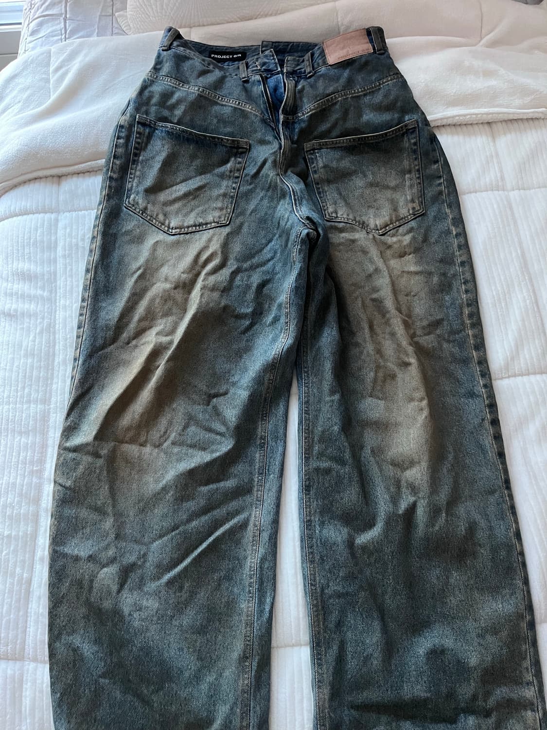 프로젝트 지알 백워드 코티드 데님 상품이미지1