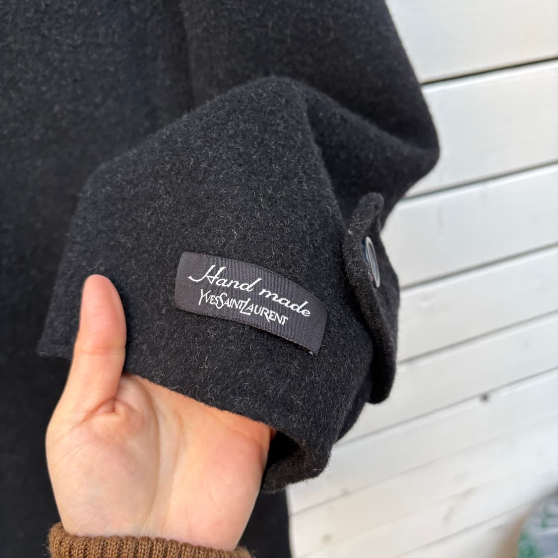 Yves Saint Laurent 입생로랑 울 캐시미어 코트 상품이미지5