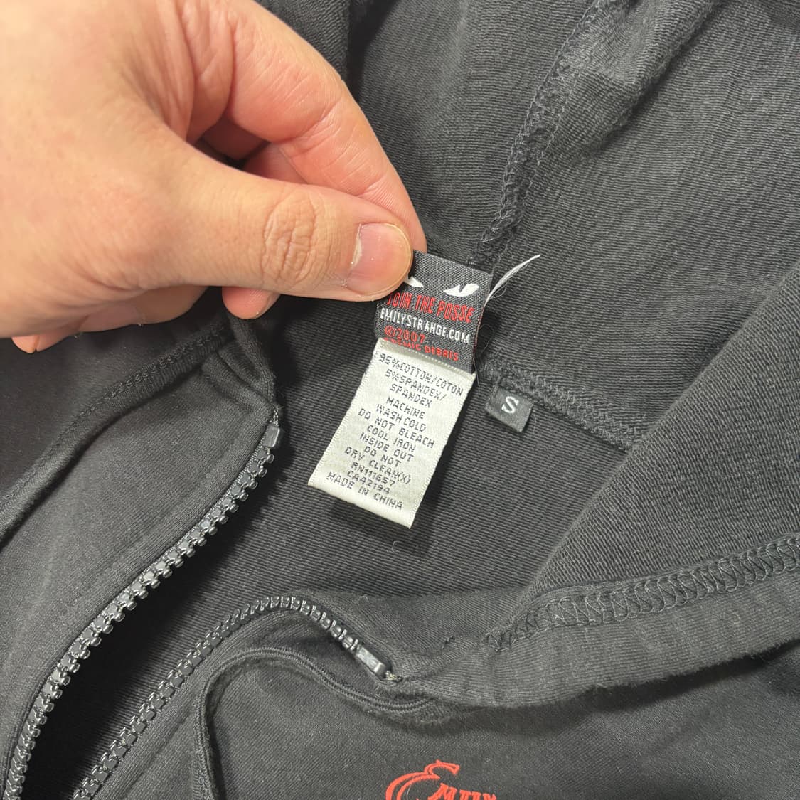 [W] Emily The Strange 에밀리 후드집업 (S) 상품이미지6