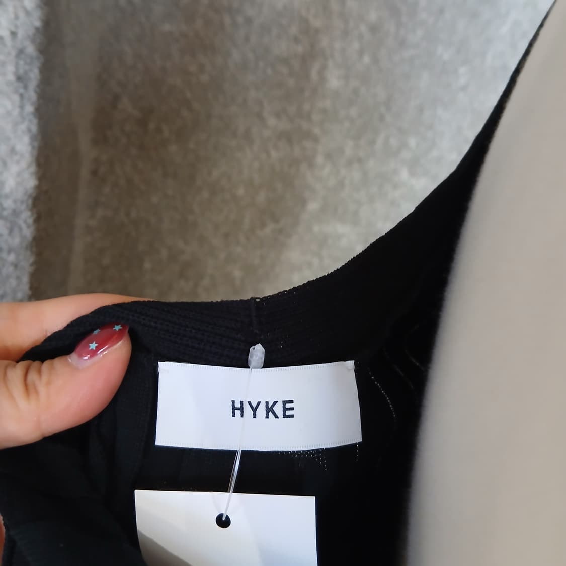 [hyke] 골지 니트 크롭 나시탑 상품이미지3