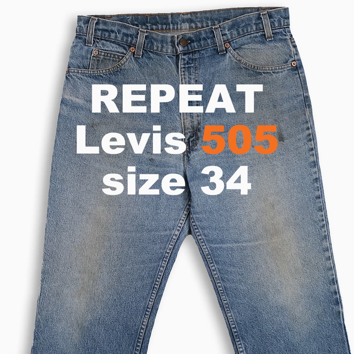 리바이스 505 오렌지탭 중청 80s USA 34인치 OR50536167 상품이미지1