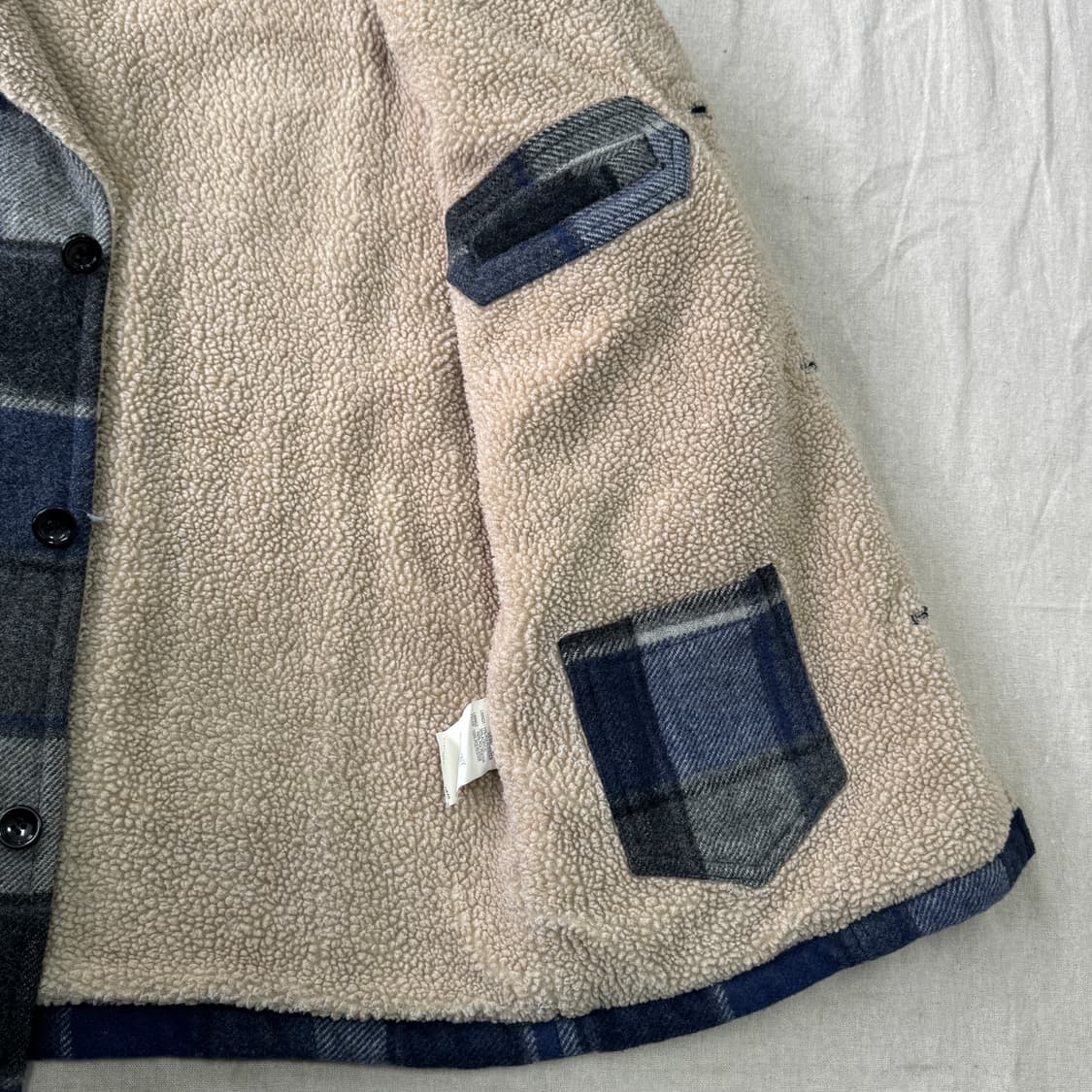 리바이스 빈티지 웨스턴 체크 울 자켓 M 상품이미지7