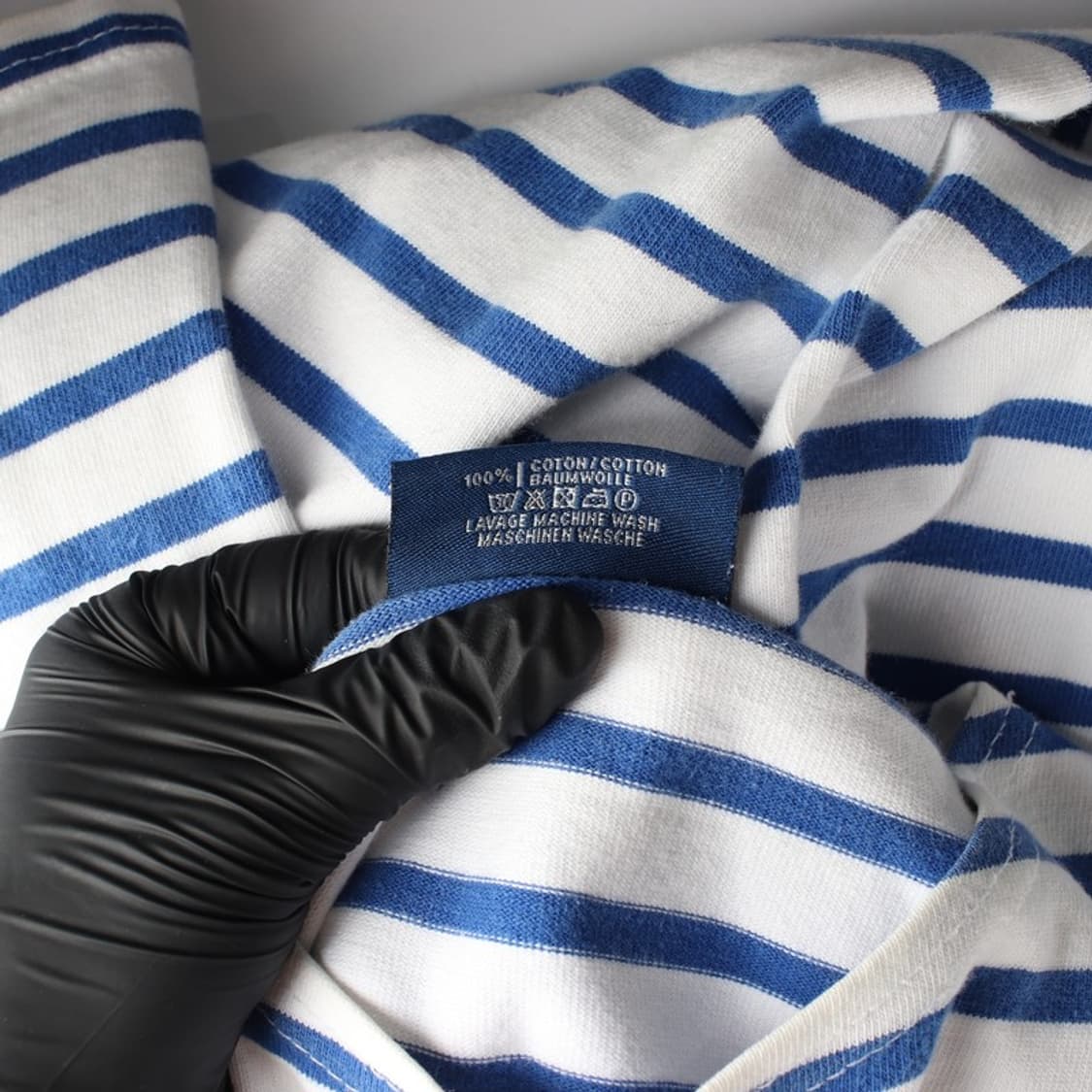 세인트제임스 닻 자수 마린 스트라이프 티 S 상품이미지7