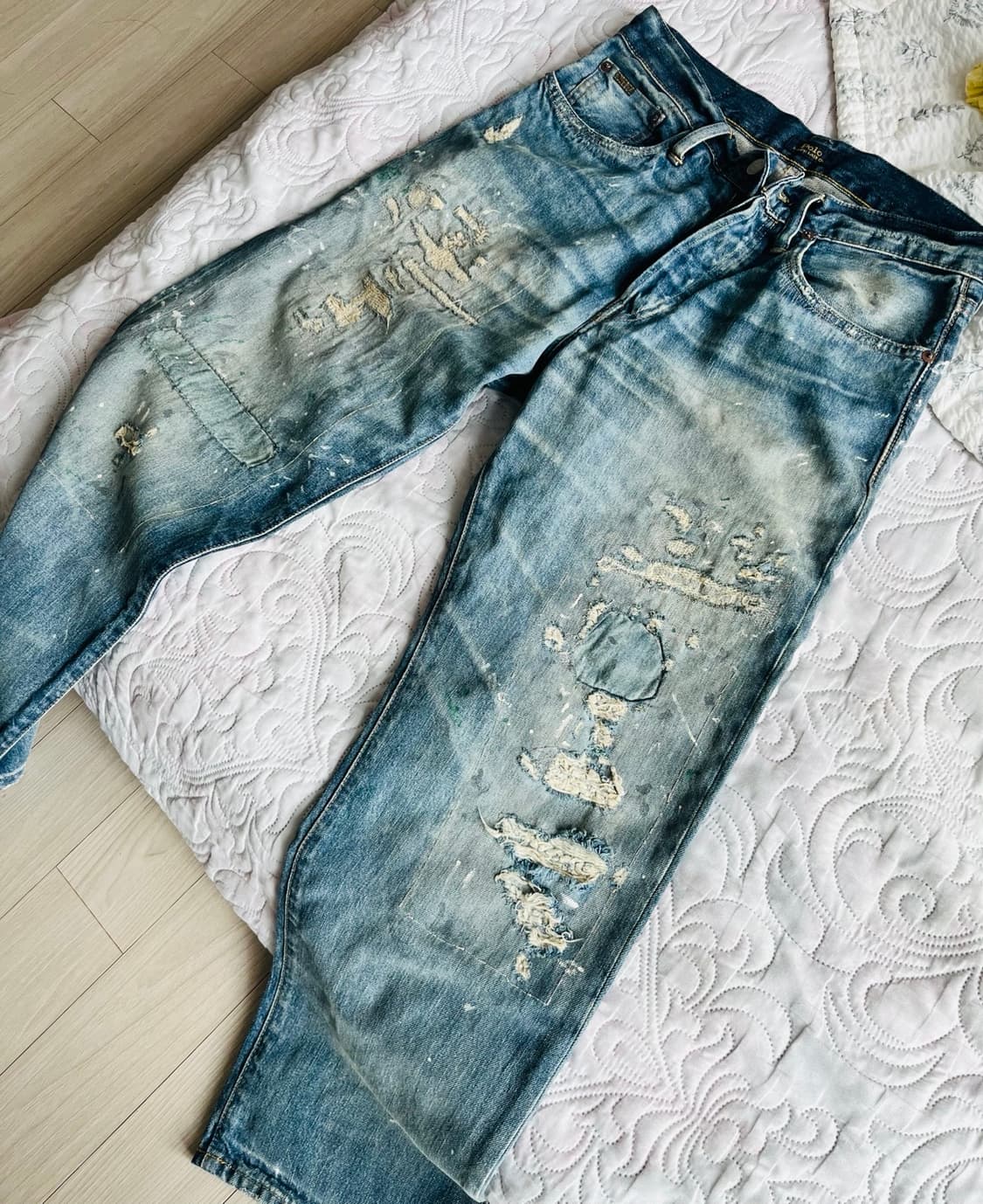 폴로 빈티지클래식 찢청 데님 29/30 상품이미지1